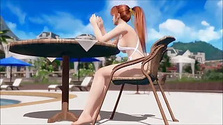 Helena Chan&comma; Momji Chan and Nyotengu Vacations Ecchi