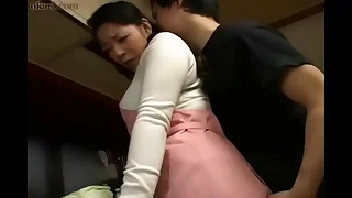 Japanese Milf and Adolescents in Nautical galley Game